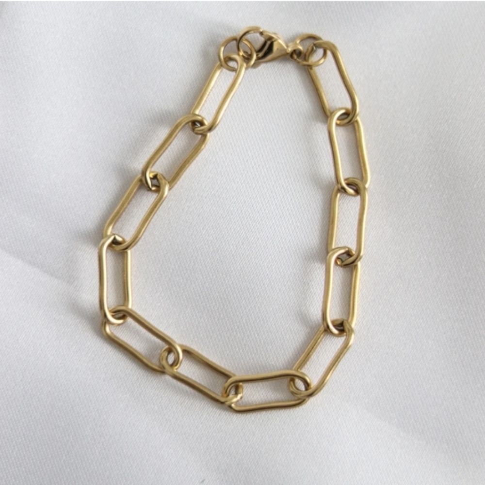 18k Gold Plated Stainless Steel Bracelet